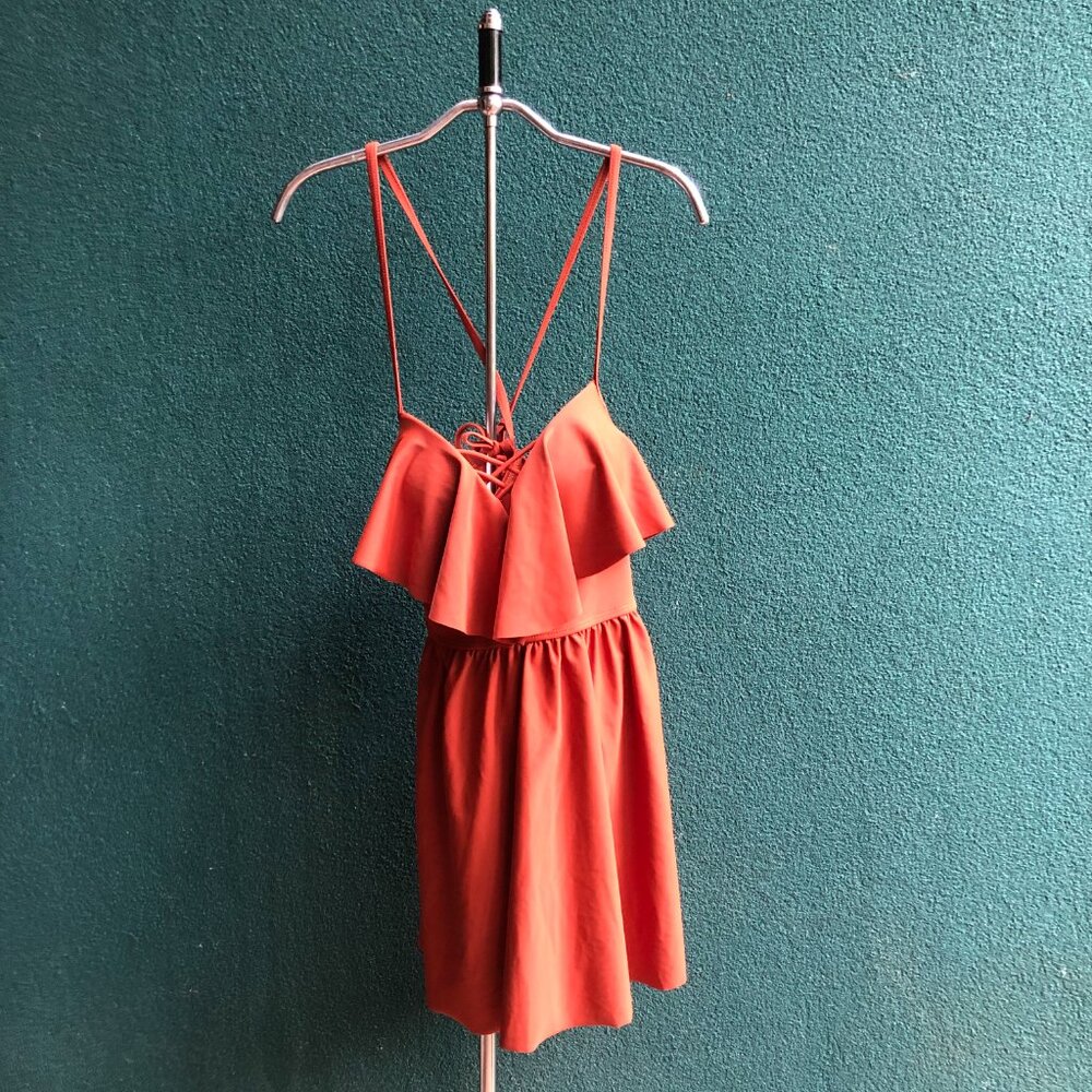 Coral Pink Bathing Suit Dress , Size US 4 (small)